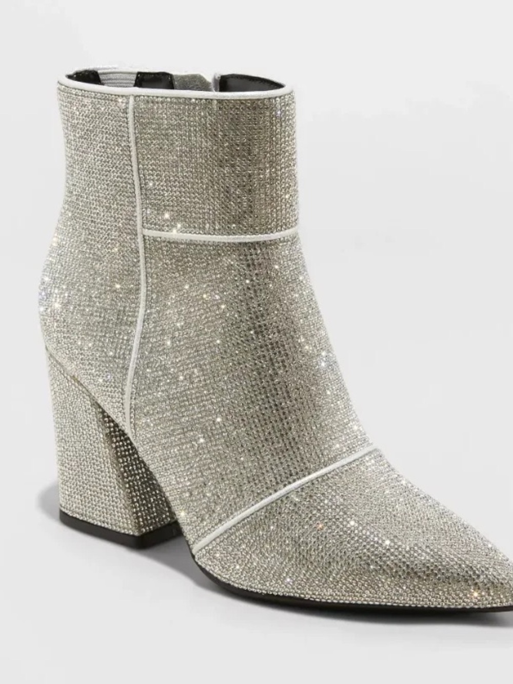 NWT Cailin Ankle Boots A New Day Silver